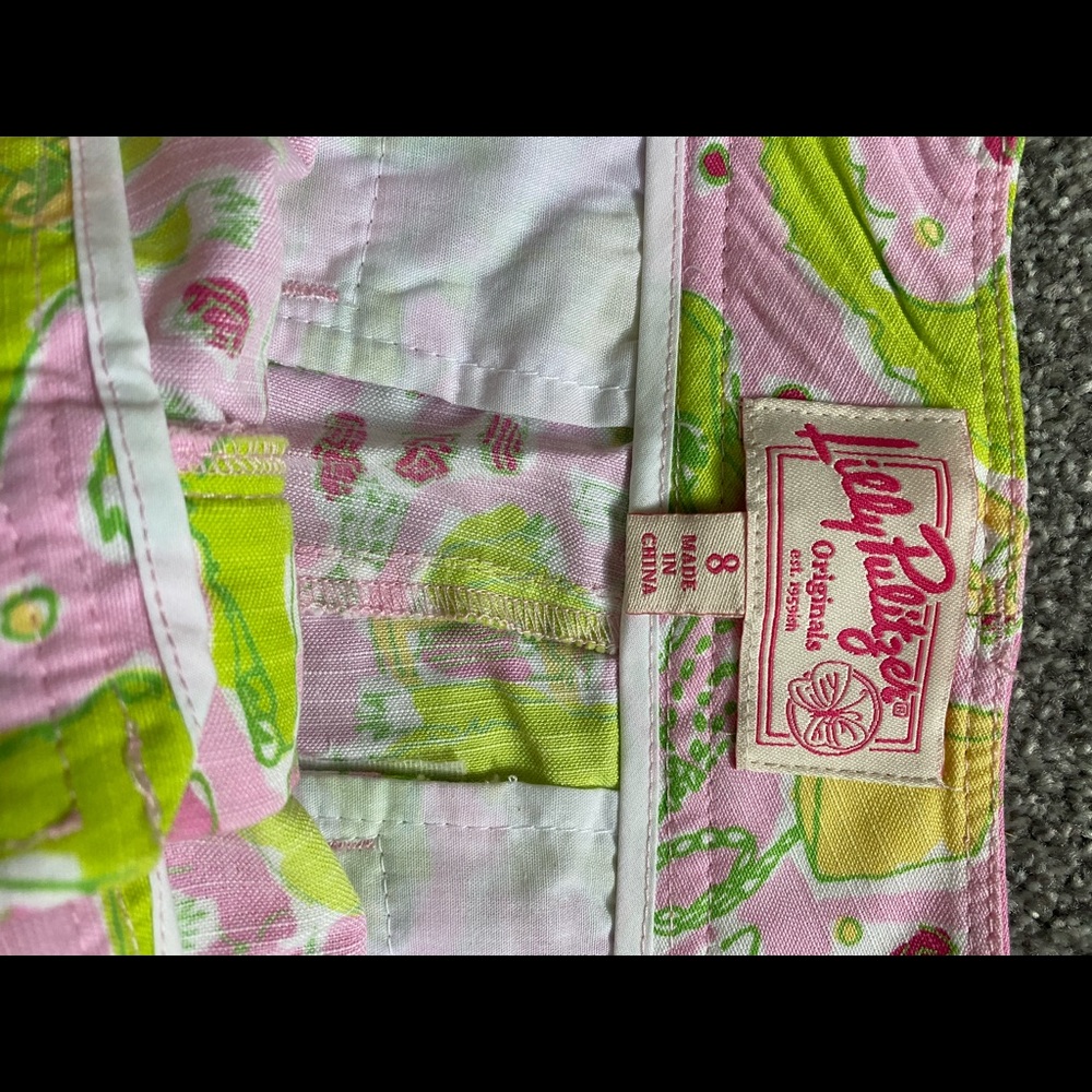 NWT. Rare Original Lilly Pulitzer Crocodile Shorts. - Picture 5 of 6